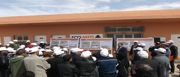 تقديم تجربة الجماعة في ميدان تدبير النفايات المنزلية لوفد عن الائتلاف المغربي للعدالة المناخية